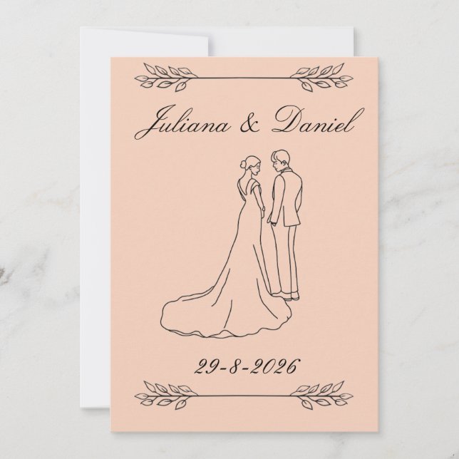 wedding invitation (Front)