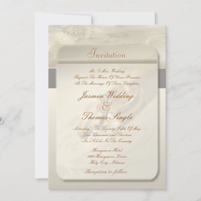Wedding Invitation (Front)