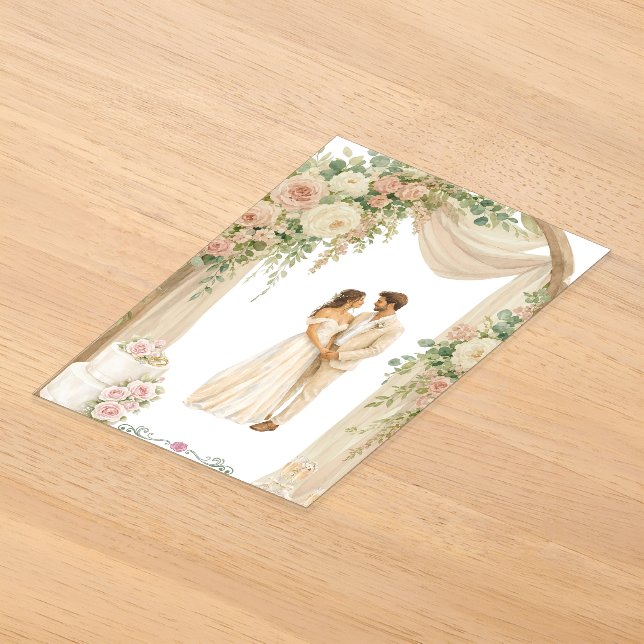 Wedding invitation  (Laydown)