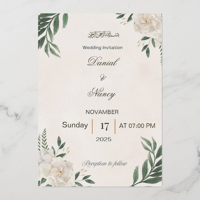 Wedding Invitation (Front)