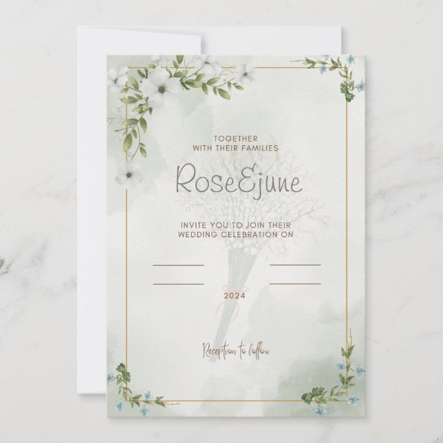 Wedding Invitation  (Front)