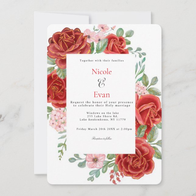 Wedding invitation (Front)