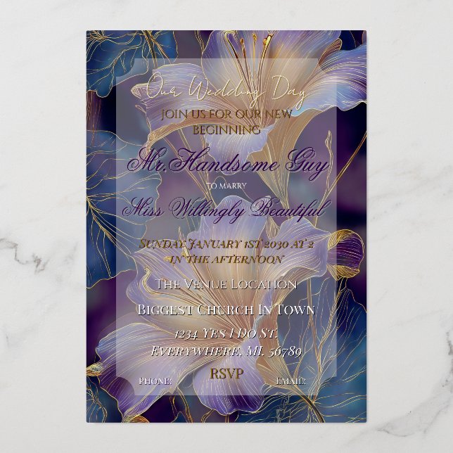 Wedding Invitation (Front)