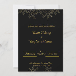Wedding invitation 
