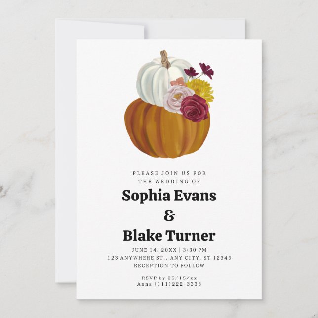 wedding invitation (Front)