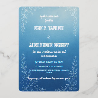 Wedding invitation