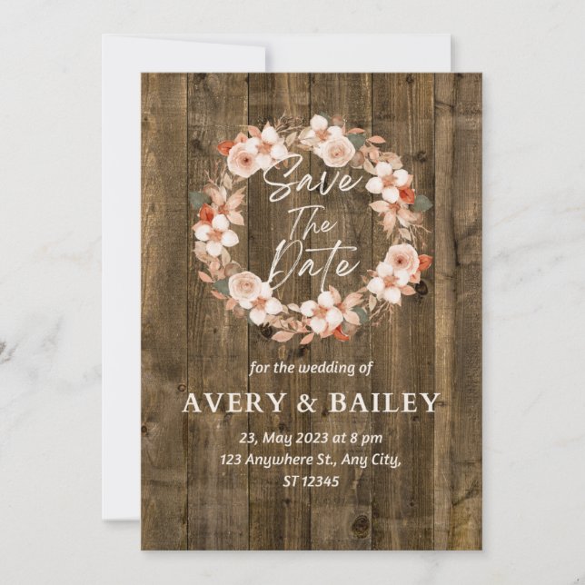 wedding invitation (Front)