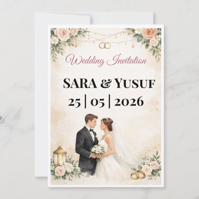 Wedding Invitation (Devant)