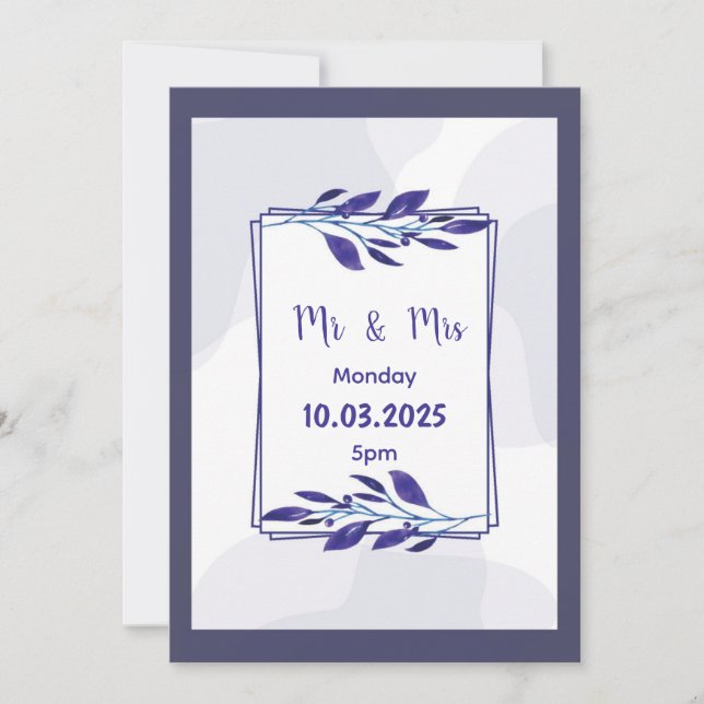 Wedding invitation (Front)