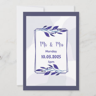 Wedding invitation