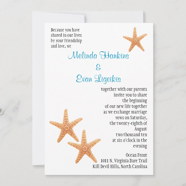 Wedding Invitation (Front)