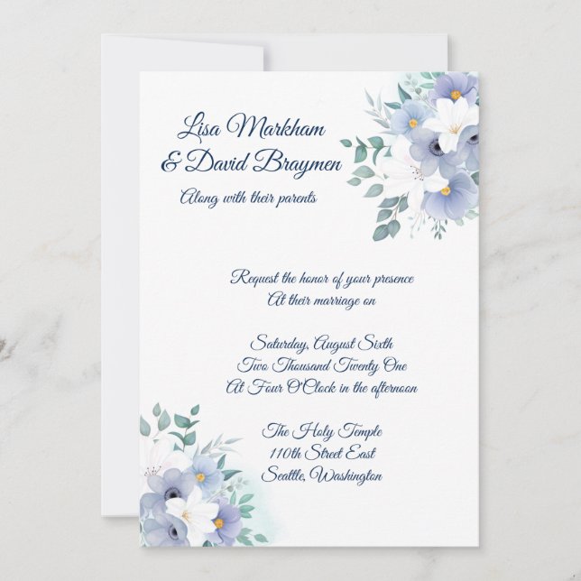 Wedding Invitation (Front)