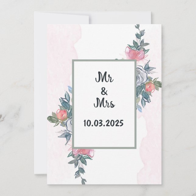 Wedding invitation (Front)