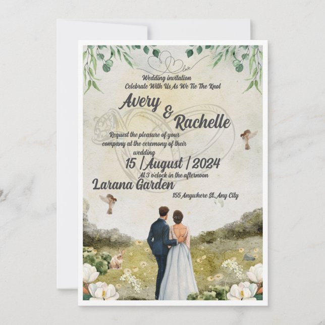 Wedding invitation   (Front)