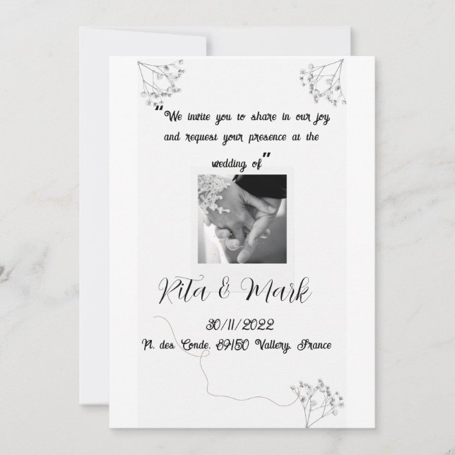 Wedding Invitation (Devant)