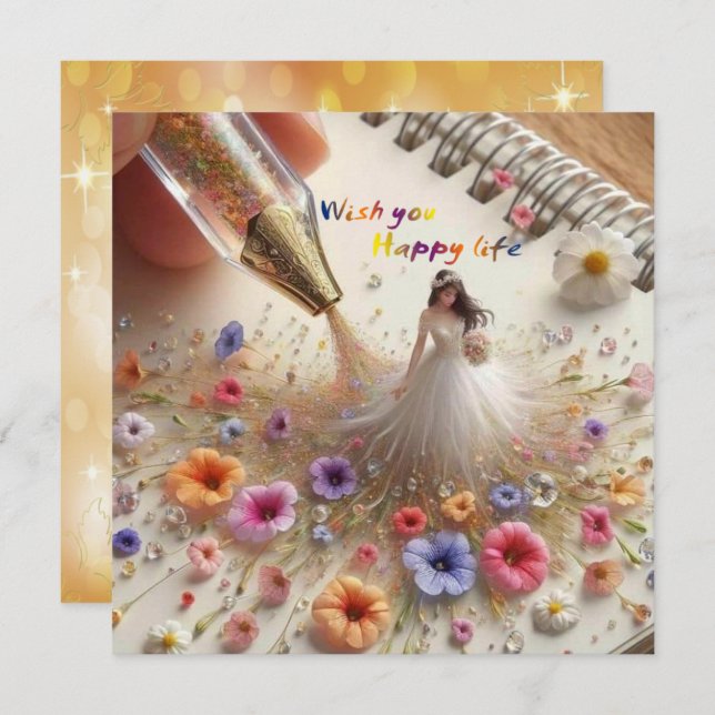 Wedding Invitation (Front/Back)