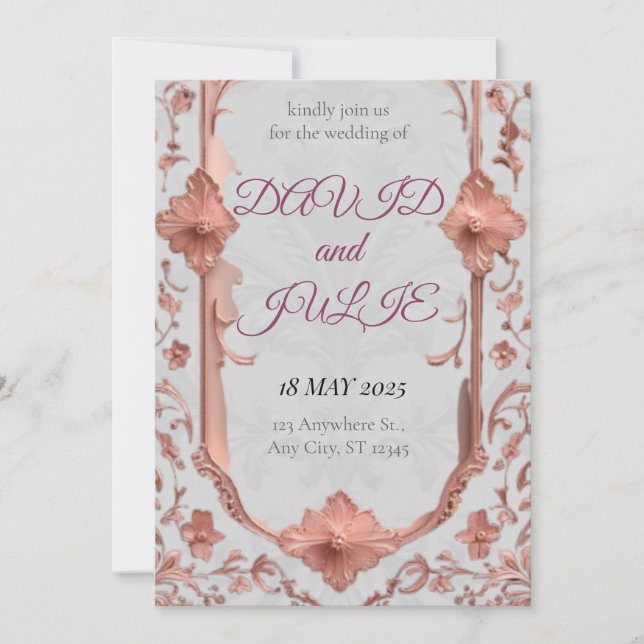 WEDDING INVITATION (Front)