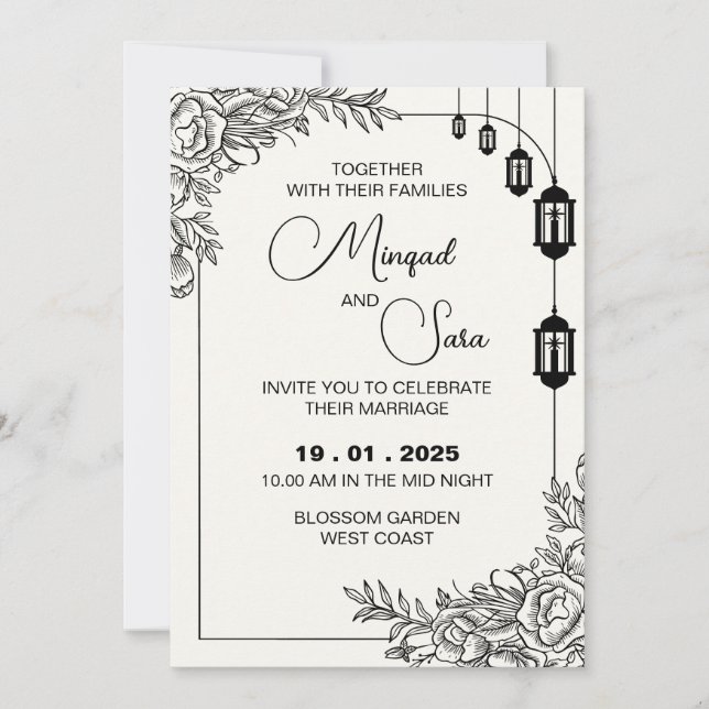Wedding Invitation (Front)