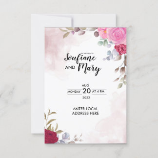 wedding invitation