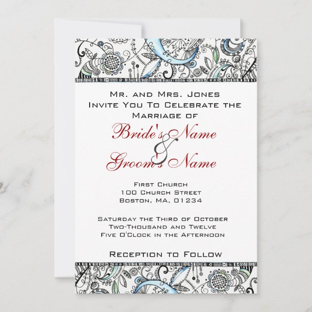Wedding Invitation (Front)