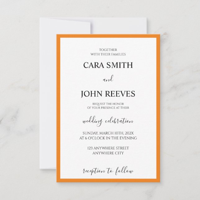 Wedding invitation (Front)