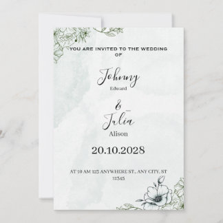 Wedding invitation