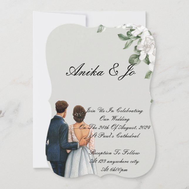 wedding invitation (Front)