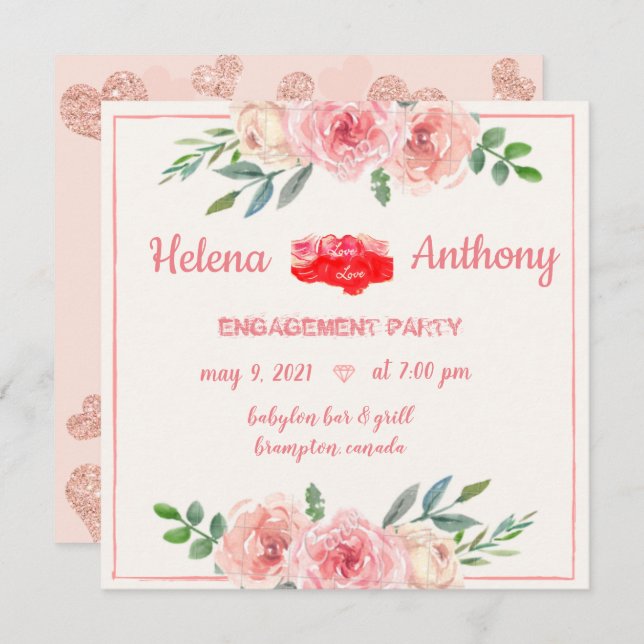 wedding Invitation (Front/Back)