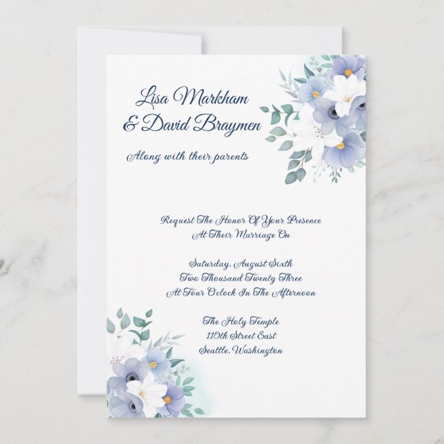 Wedding Invitation (Front)