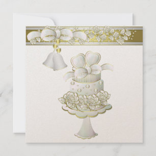 Wedding Invitation  5.25" x 5.25"