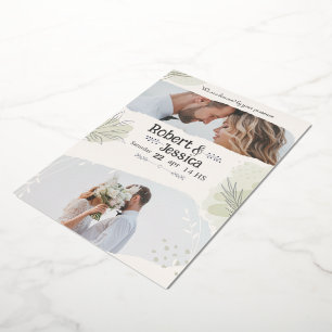 Wedding invitation A4 FLAYR A5
