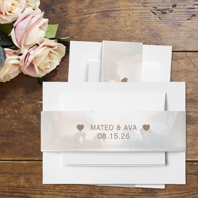 Wedding Invitation Belly Band (Creator Uploaded)