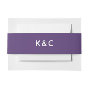 Wedding Invitation Belly Band