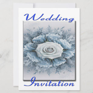 Wedding Invitation Bouquet of Flowers