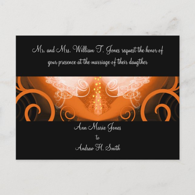 Wedding Invitation Cala Lily (Front)