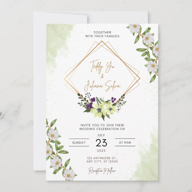 Wedding Invitation card (Front)