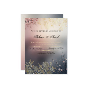 Wedding invitation card