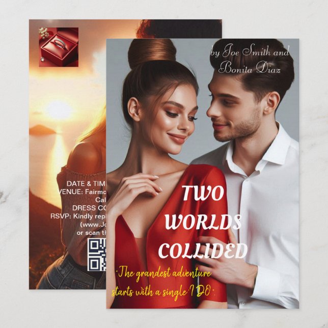 WEDDING INVITATION CARD (Front/Back)