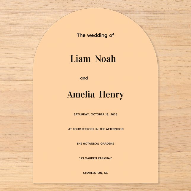 wedding invitation card (Front)