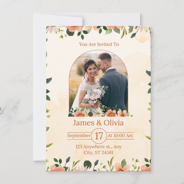 Wedding Invitation Card  (Front)