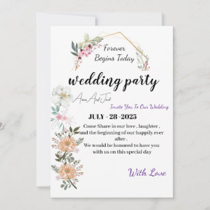 wedding invitation , card marriage invitation