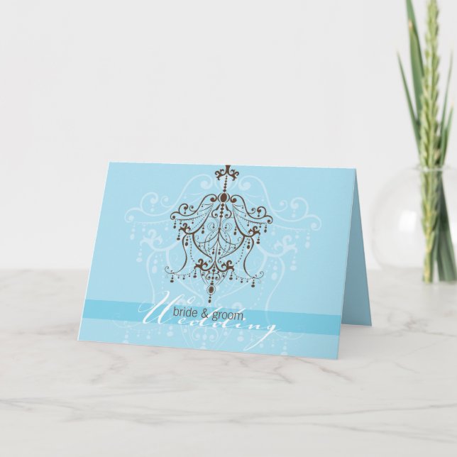 WEDDING INVITATION :: chandelier (Front)