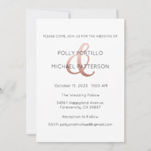 Wedding Invitation, Classic Wedding Invitation