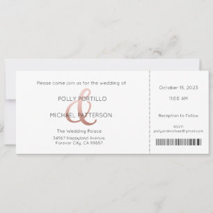 Wedding Invitation, Classic Wedding Invitation