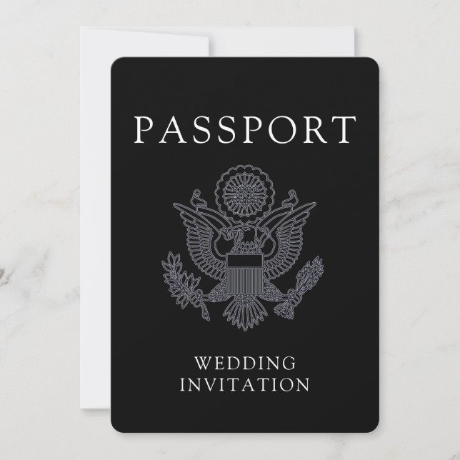 Wedding Invitation- Destination Invitation (Front)