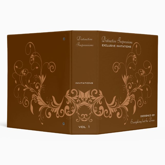 Wedding Invitation Display Binder (Background)