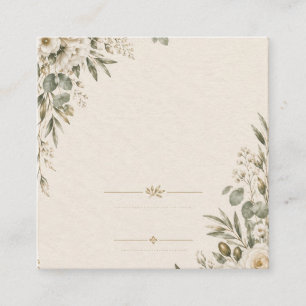 Wedding Invitation Elegant European Botanical
