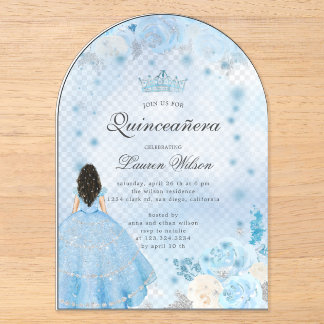 WEDDING INVITATION / FIVE YEARS ACRILIC OVALADO