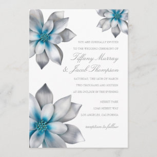 Wedding Invitation Flowered