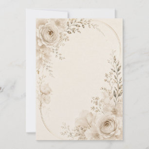 Wedding Invitation for Modern European Events